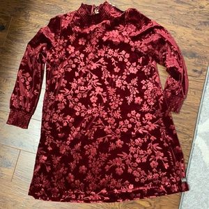 Matilda Jane deep red dress
